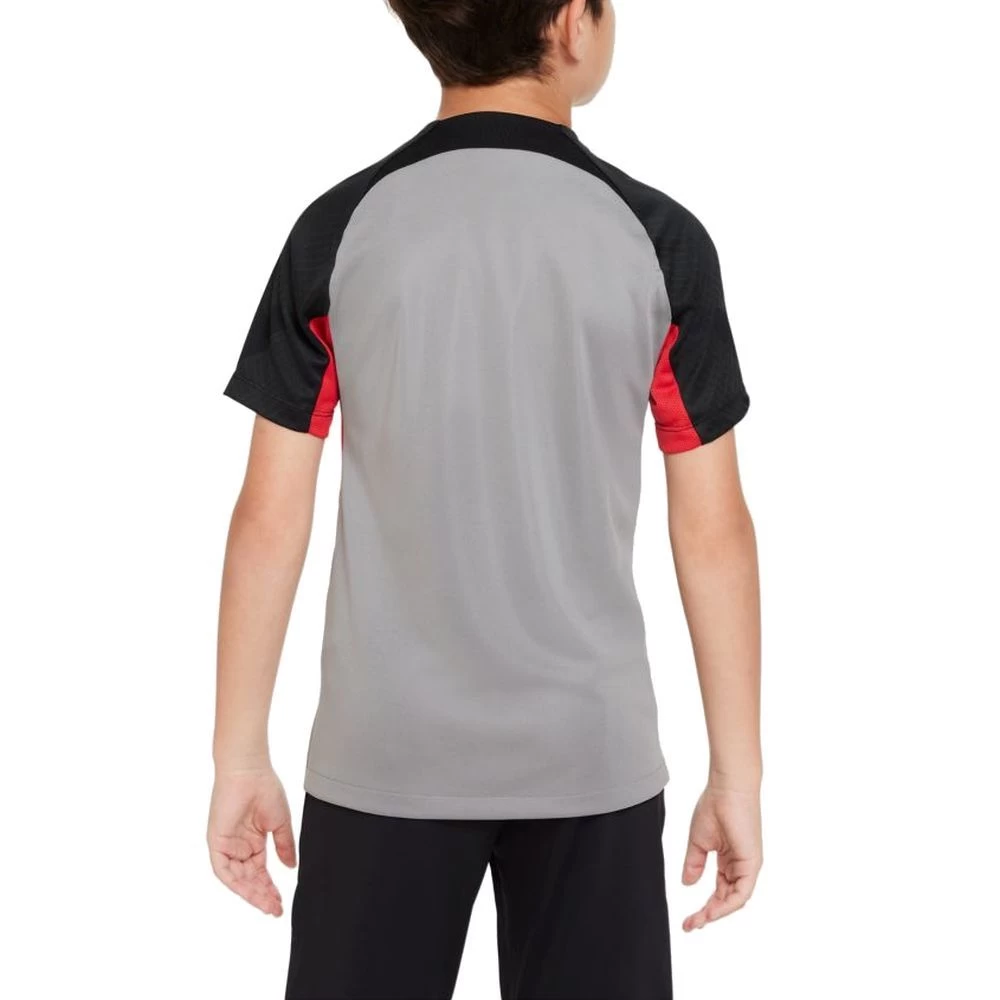 Nike FC Barcelona Strike Dri-FIT Kurzarm-Fußballoberteil Kinder Grau Schwarz - Image 2