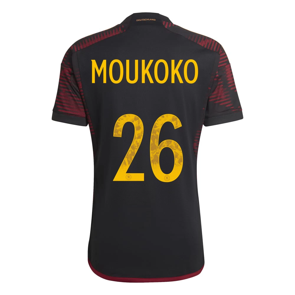 Adidas Deutschland Auswärtstrikot 2022 2023 Herren Moukoko 26 - Image 2