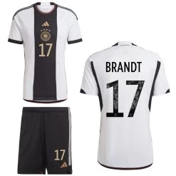 Adidas Deutschland Heimset 2022 2023 Kinder Brandt 17