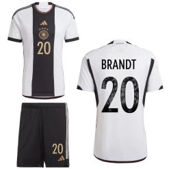 Adidas Deutschland Heimset 2022 2023 Kinder Brandt 20