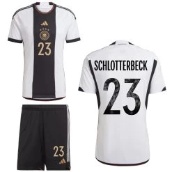 Adidas Deutschland Heimset 2022 2023 Kinder Schlotterbeck 23