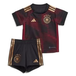 Adidas Deutschland Mini-Auswärtsausrüstung 2022 2023 Kleinkinder