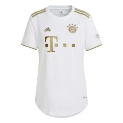 Adidas FC Bayern Auswärtstrikot 2022 2023 Damen Weiß