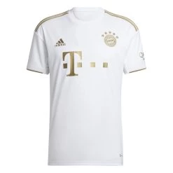 Adidas FC Bayern Auswärtstrikot 2022 2023 Kinder Weiß