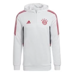 Adidas FC Bayern Condivo 22 Hoodie Herren Weiß Rot