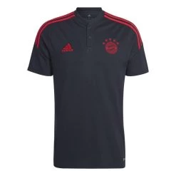 Adidas FC Bayern Condivo 22 Poloshirt Herren Schwarz Rot