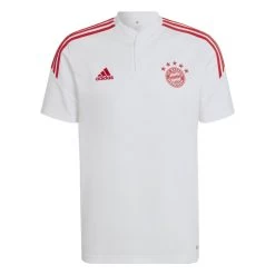 Adidas FC Bayern Condivo 22 Poloshirt Herren Weiß Rot