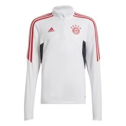 Adidas FC Bayern Condivo 22 Trainingsoberteil Kinder Weiß Rot