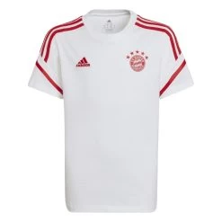 Adidas FC Bayern Condivo 22 Trainingsshirt Kinder Weiß Rot