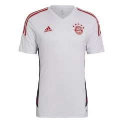 Adidas FC Bayern Condivo 22 Trainingstrikot Herren Weiß Rot