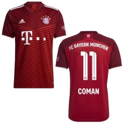 Adidas FC Bayern München Heimtrikot 2021 2022 Herren Coman 11