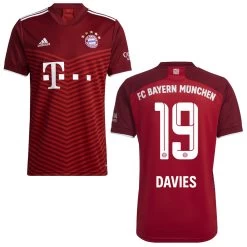 Adidas FC Bayern München Heimtrikot 2021 2022 Herren Davies 19