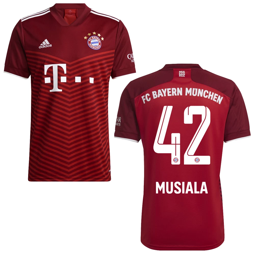 Adidas FC Bayern München Heimtrikot 2021 2022 Herren Musiala 42