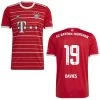 Adidas FC Bayern München Heimtrikot 2022 2023 Herren Davies 19
