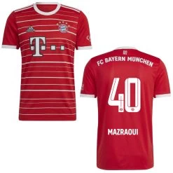 Adidas FC Bayern München Heimtrikot 2022 2023 Herren Mazraoui 40