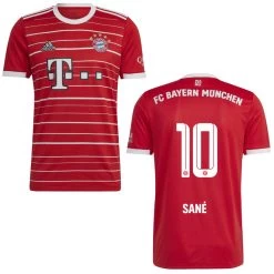 Adidas FC Bayern München Heimtrikot 2022 2023 Herren Sané 10