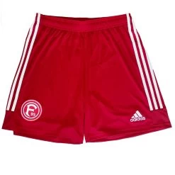 Adidas Fortuna Düsseldorf Heim Shorts 2021 2022 Kinder Rot Weiß