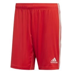 Adidas Fußball Juventus Turin FC Herren Away Hose 2019 2020 Auswärtsshorts Rot Weiß