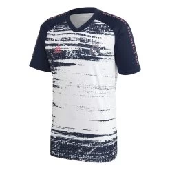 Adidas Real Madrid Pre-Match Shirt 2020 2021 Herren Weiß Blau
