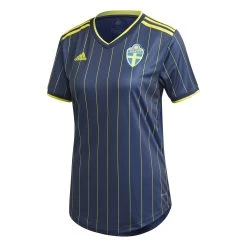 Adidas Schweden Away Trikot 2020 2021 Damen Blau Gelb