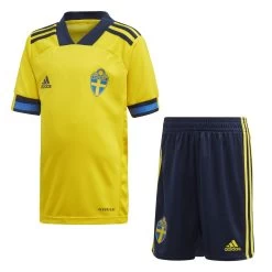 Adidas Schweden Home Mini Kit 2020 2021 Kinder Gelb Blau