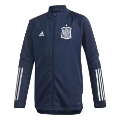 Adidas Spanien Trainingsjacke Kinder Navy Weiß
