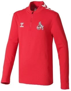 Hummel 1. FC Köln Half Zip Trainingstop 2022 2023 Herren Rot