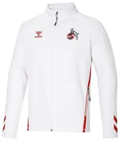 Hummel 1. FC Köln Line Up Jacke 2022 2023 Kinder Weiß