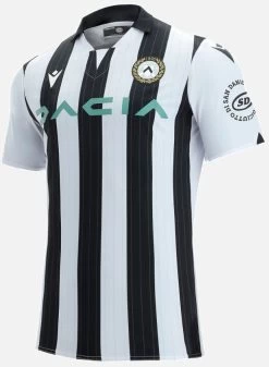Macron Udinese Calcio Heimtrikot 2021 2022 Herren Weiß Schwarz