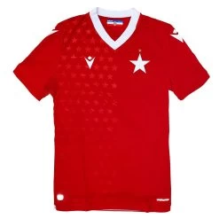 Macron Wisla Krakau Heimtrikot 2021 2022 Herren Rot Weiß