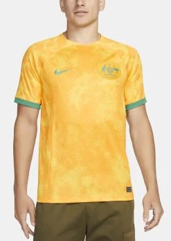 Nike Australien Heimtrikot 2022 2023 Herren Gelb Grün