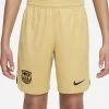 Nike FC Barcelona Away Shorts 2022 2023 Kinder Gold