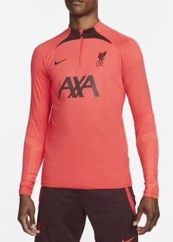 Nike FC Liverpool Strike Fußball-Drill-Oberteil 2022 2023 Herren Rot Weinrot
