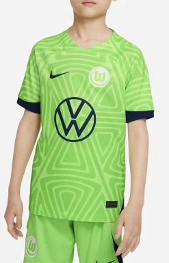 Nike VfL Wolfsburg Heimtrikot 2022 2023 Kinder Lime