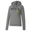 Puma Borussia Dortmund FtblCore Wording Hoodie Damen Grau Gelb