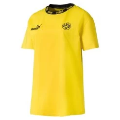 Puma Borussia Dortmund FtblCulture T-Shirt Damen Gelb Schwarz
