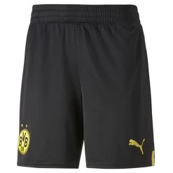 Puma Borussia Dortmund Heimshorts 2022 2023 Kinder Schwarz