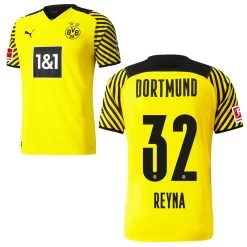 Puma Borussia Dortmund Heimtrikot 2021 2022 Kinder Giovanni Reyna 32
