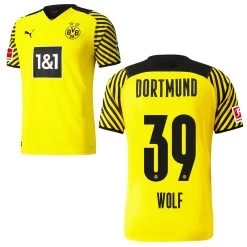 Puma Borussia Dortmund Heimtrikot 2021 2022 Kinder Marius Wolf 39
