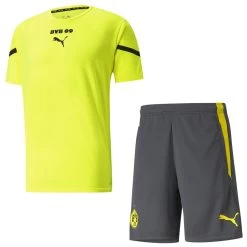 Puma Borussia Dortmund Prematch Trainingsset 21/22 Safety Gelb Dunkelgrau Herren