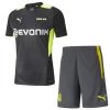 Puma Borussia Dortmund Trainingsset 21/22 Schwarz Dunkelgrau Herren