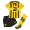 Puma BVB Home Mini-Kit 2022 2023 Kinder Gelb Schwarz
