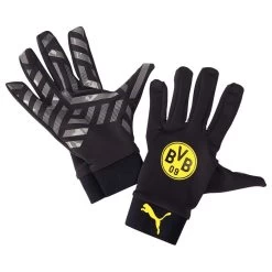 Puma Fußball BVB Borussia Dortmund Spielerhandschuhe Herren Schwarz Gelb