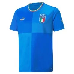 Puma Italien Heimtrikot 2022 2023 Kinder Blau