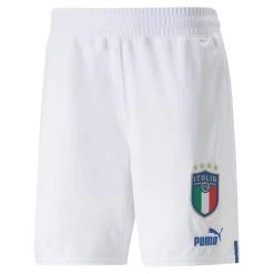 Puma Italien Shorts 2022 2023 Herren Weiß Blau