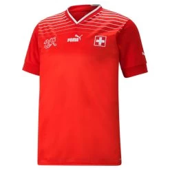 Puma Schweiz Heimtrikot 2022 2023 Herren Rot Weiß