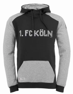 Uhlsport 1. FC Köln Pixels Hoodie 2021 2022 Herren Grau Schwarz