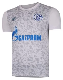 Umbro FC Schalke 04 Aufwärmtrikot Herren Hellgrau