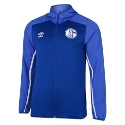 Umbro FC Schalke 04 Kapuzenjacke 19/20 Kinder Blau Weiß