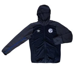 Umbro FC Schalke 04 Kapuzenjacke 19/20 Kinder Schwarz Dunkelgrau Blau